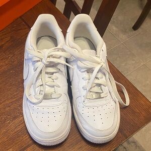 Nike Kids All-White Sneakers